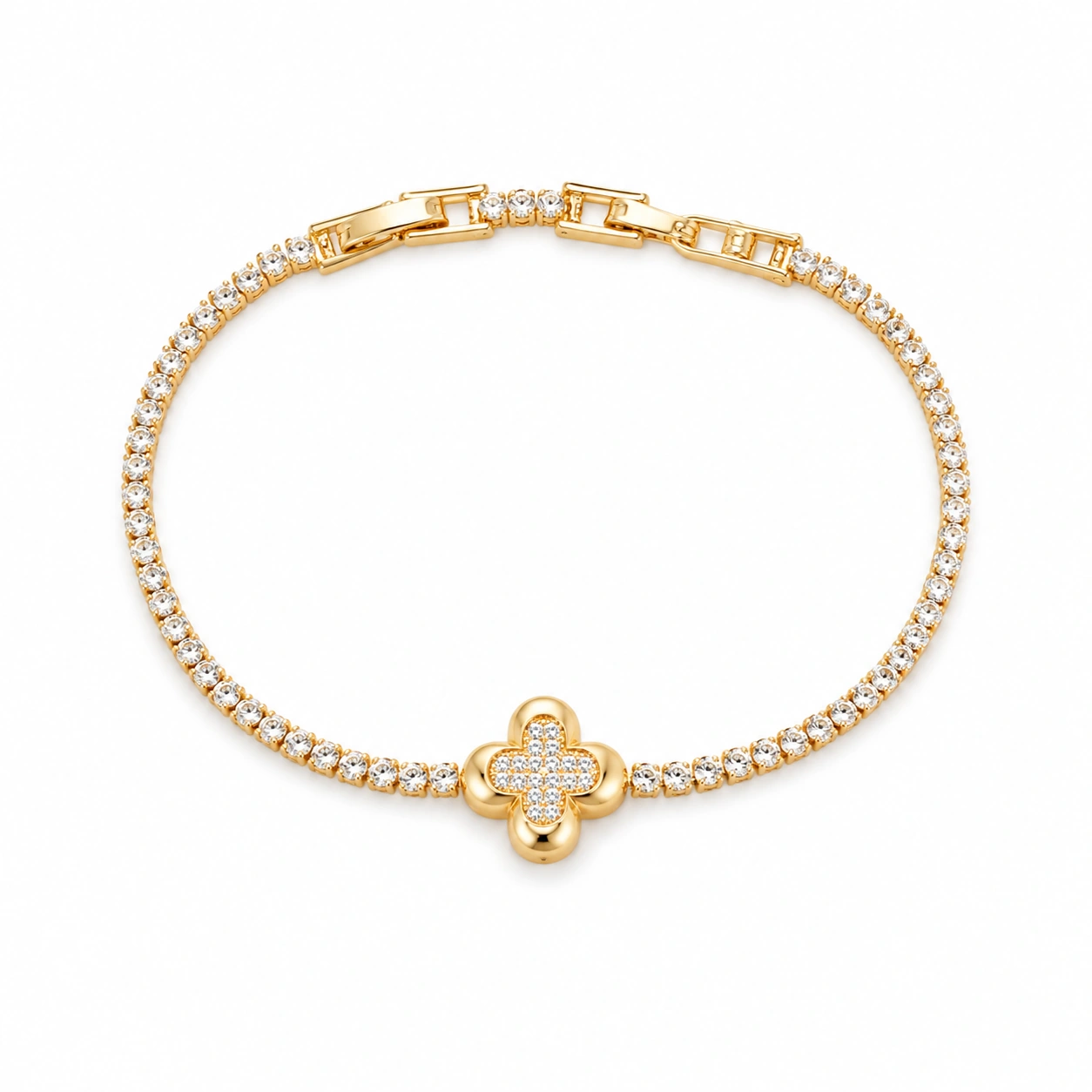 Gold Clover Bracelet