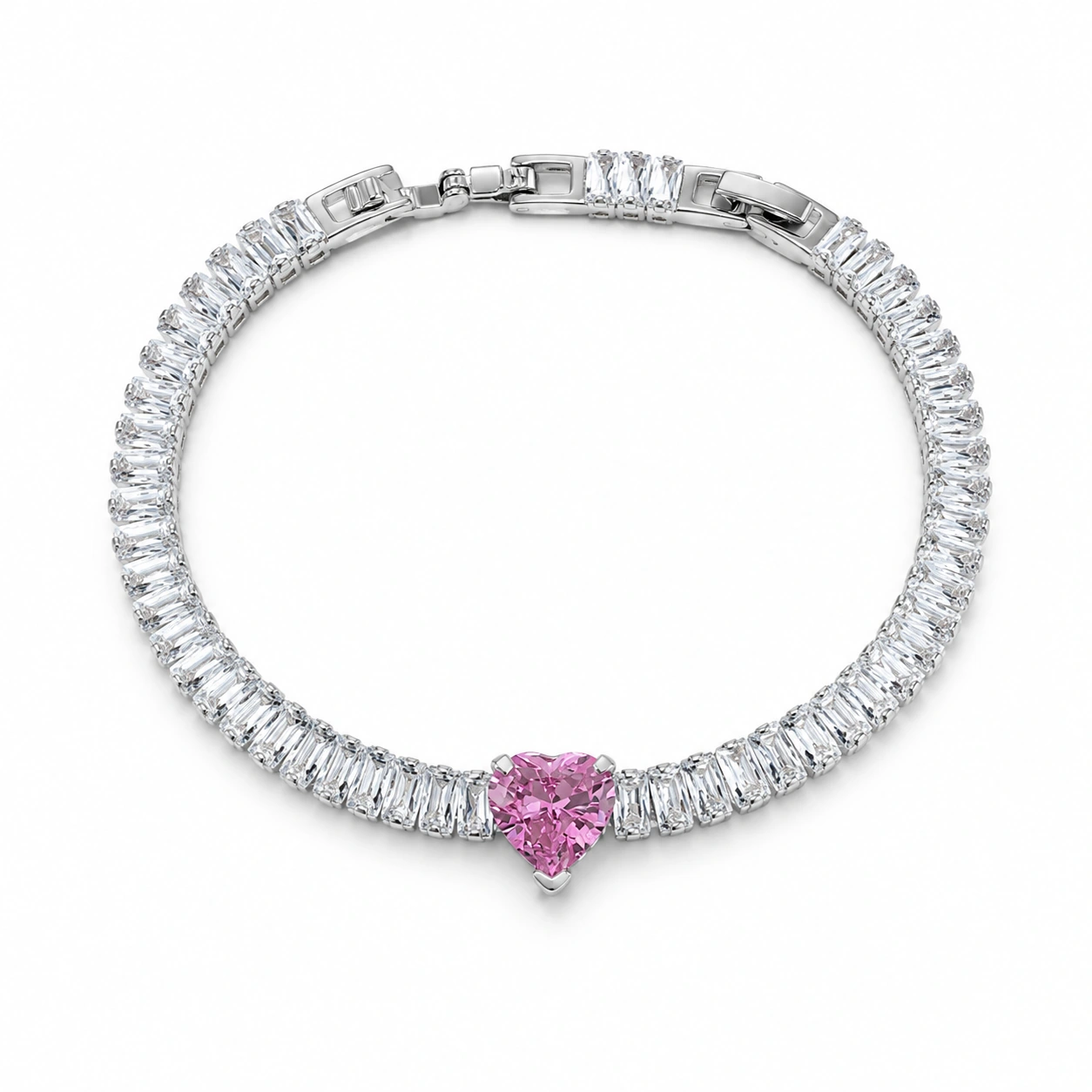 Pink Heart Bracelet